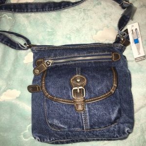 denim crossbody bag